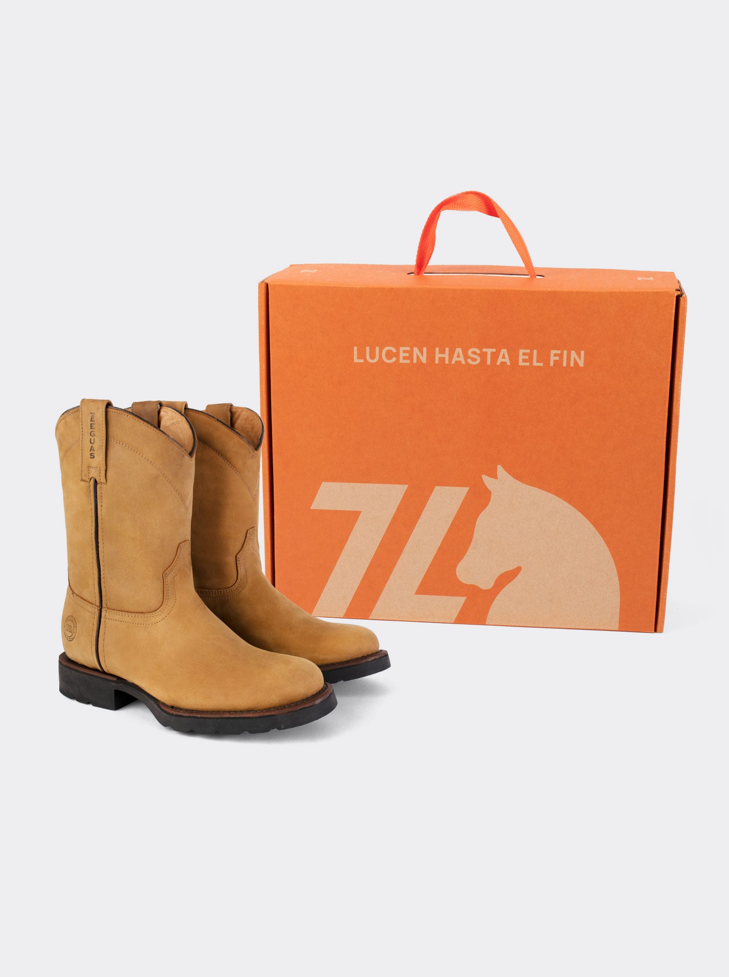 Bota Roper con Suela de Trabajo Crazy Miel Estilo 1000