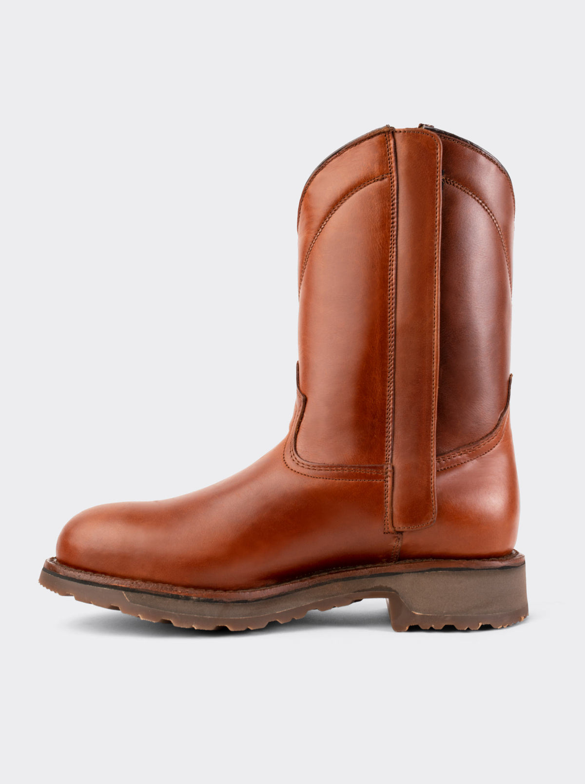 Bota de Cierre Roper con Casco y Suela Resistente a Aceites Corzo Miel Estilo 1677