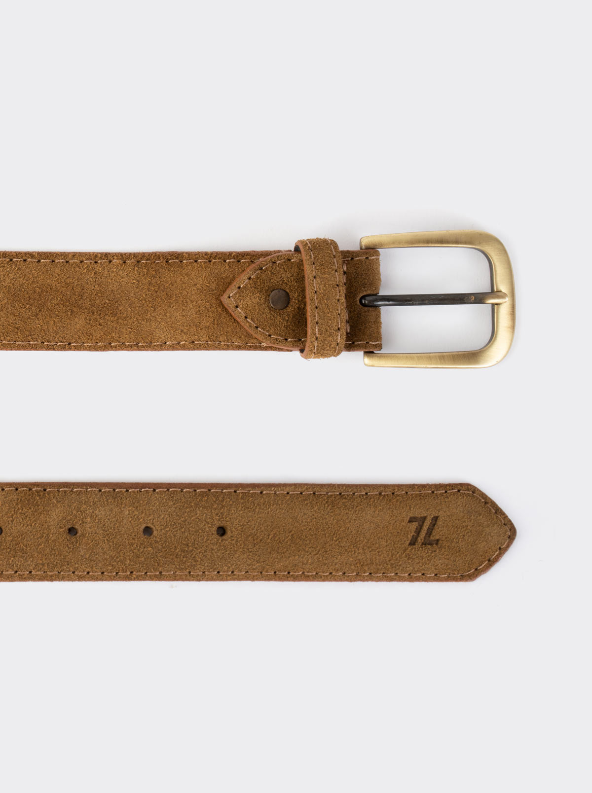 Thin Bull Fight Belt, Ochre, Style 12