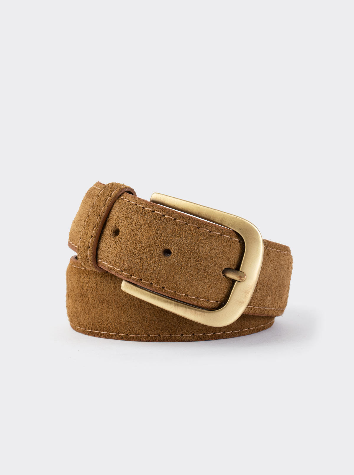Thin Bull Fight Belt, Ochre, Style 12