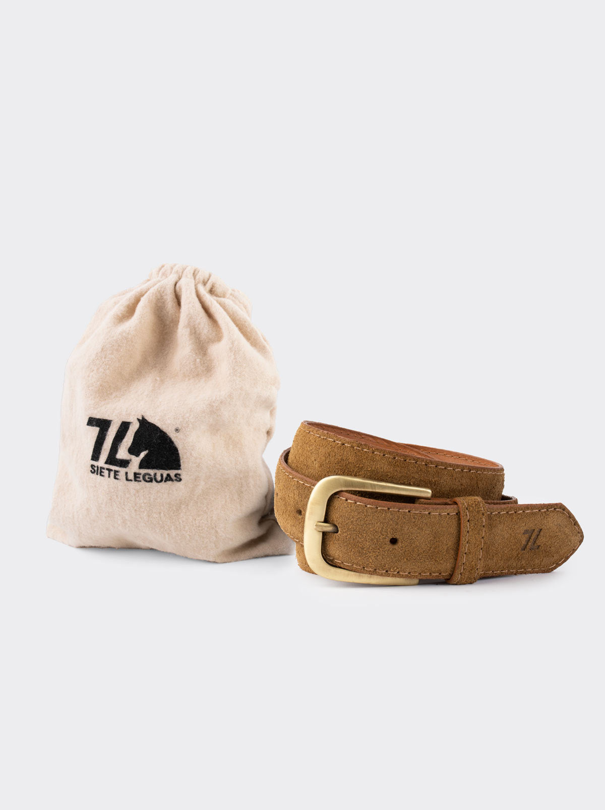 Thin Bull Fight Belt, Ochre, Style 12