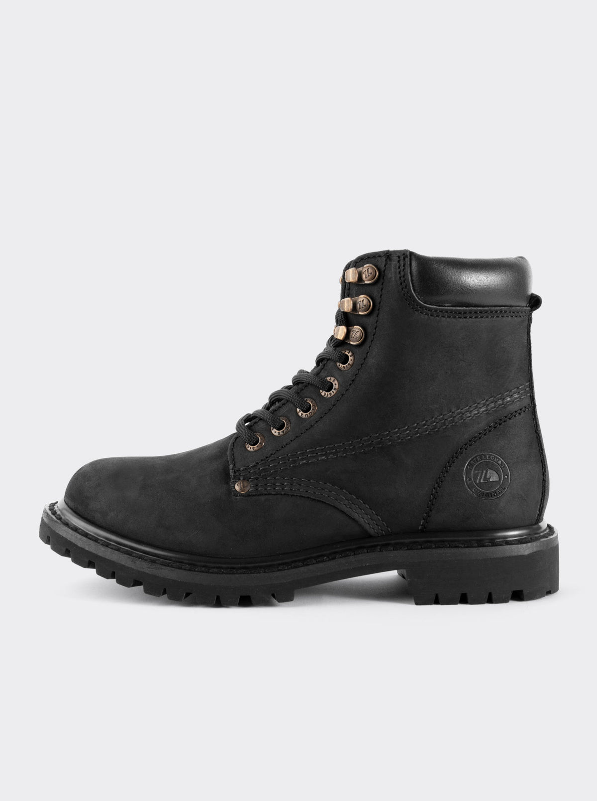 Bota Haiker Crazy Negro Estilo 2413