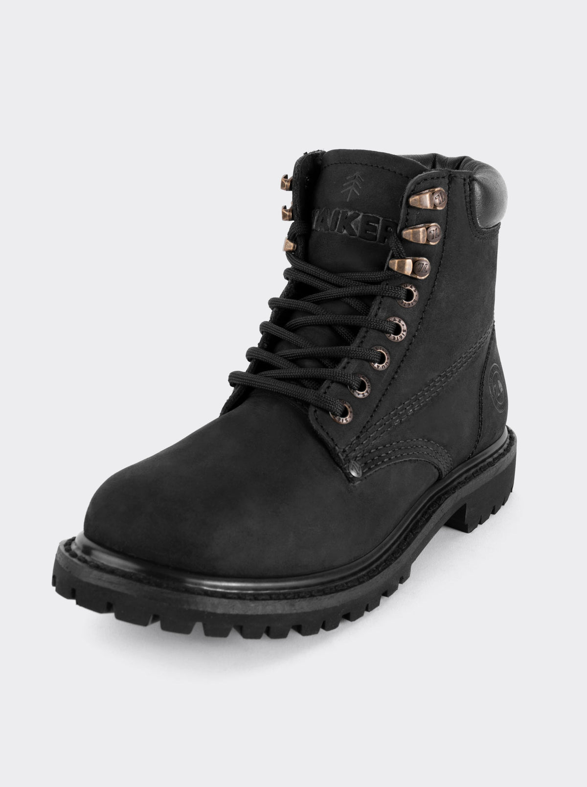 Bota Haiker Crazy Negro Estilo 2413