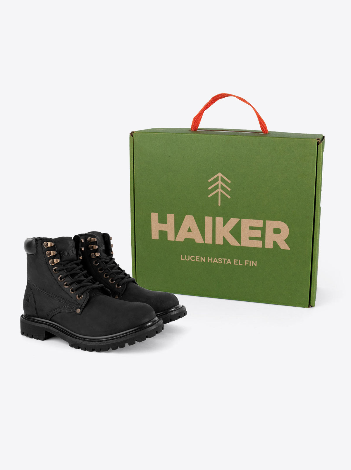 Bota Haiker Crazy Negro Estilo 2413