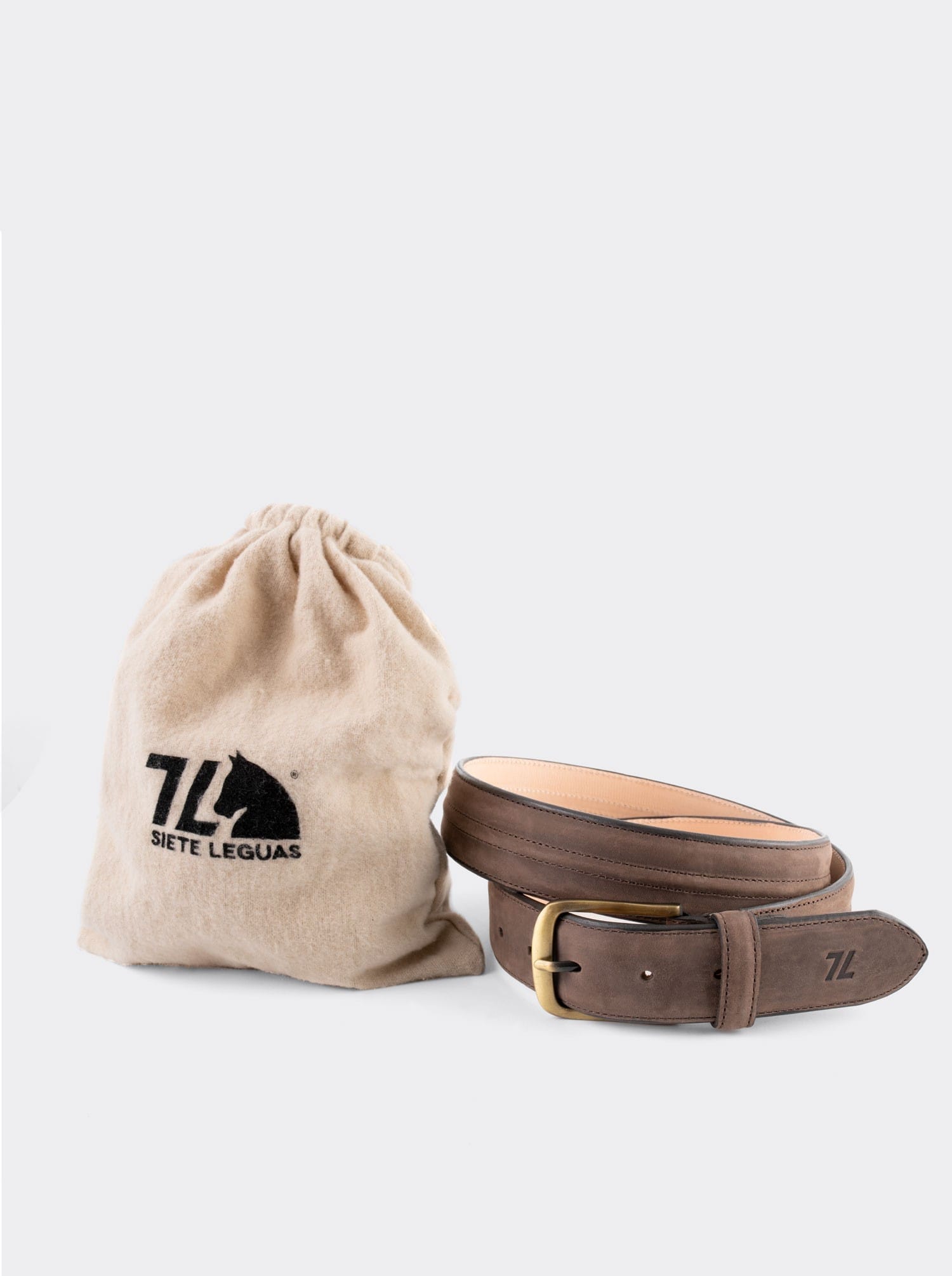 Cinturón Fino Aquiles Café / Est. 12