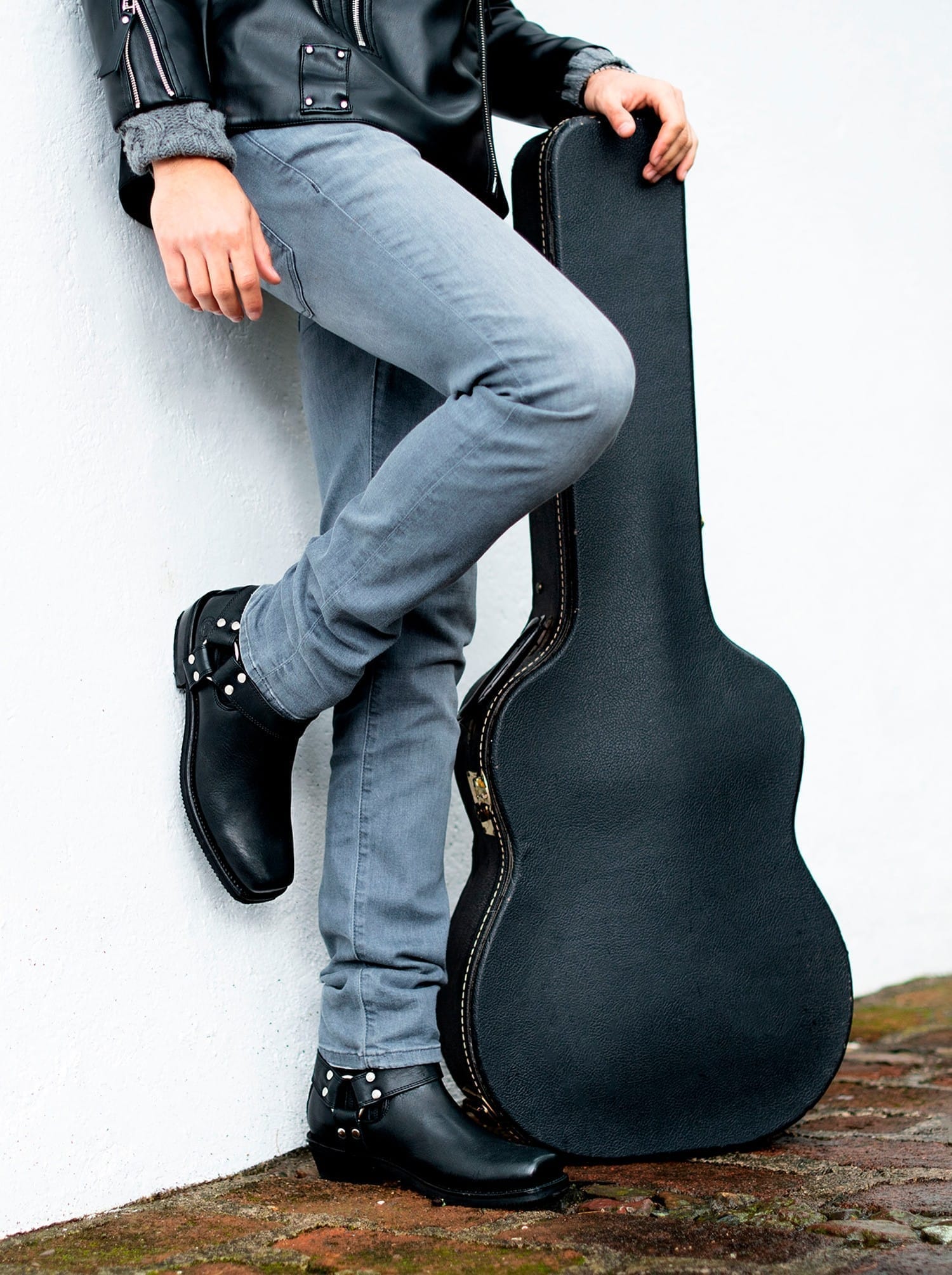 Botin Biker Siete Leguas Montana Negro Est. 3600