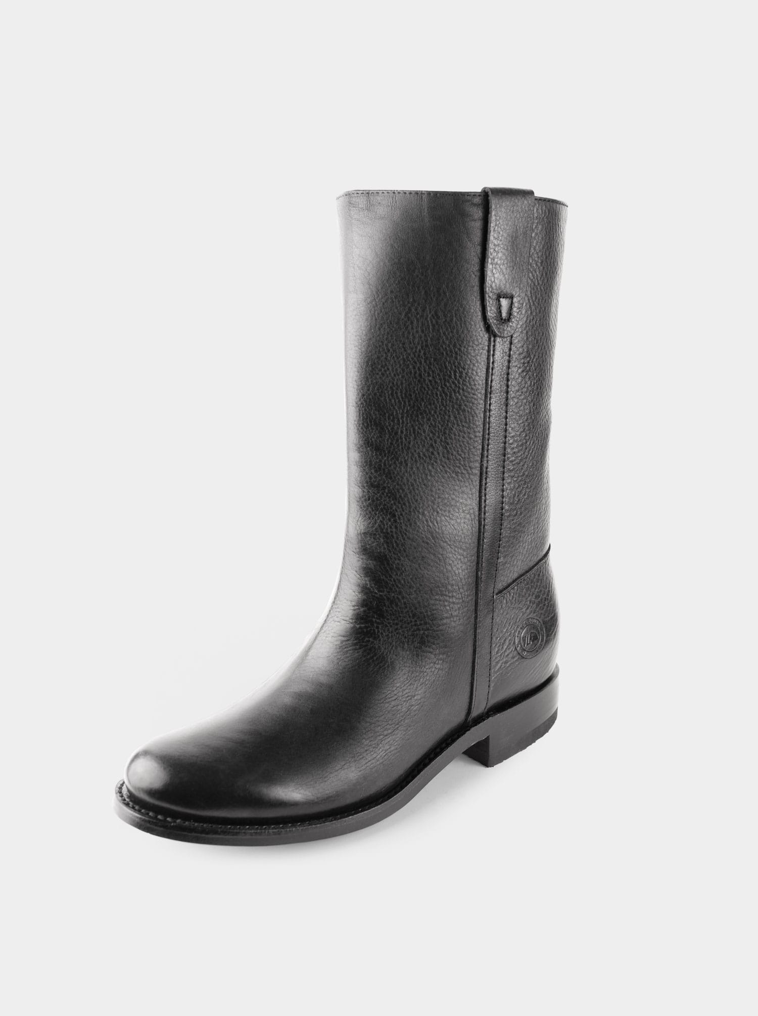 Bota Española con Cierre Montana Negro Estilo 3063