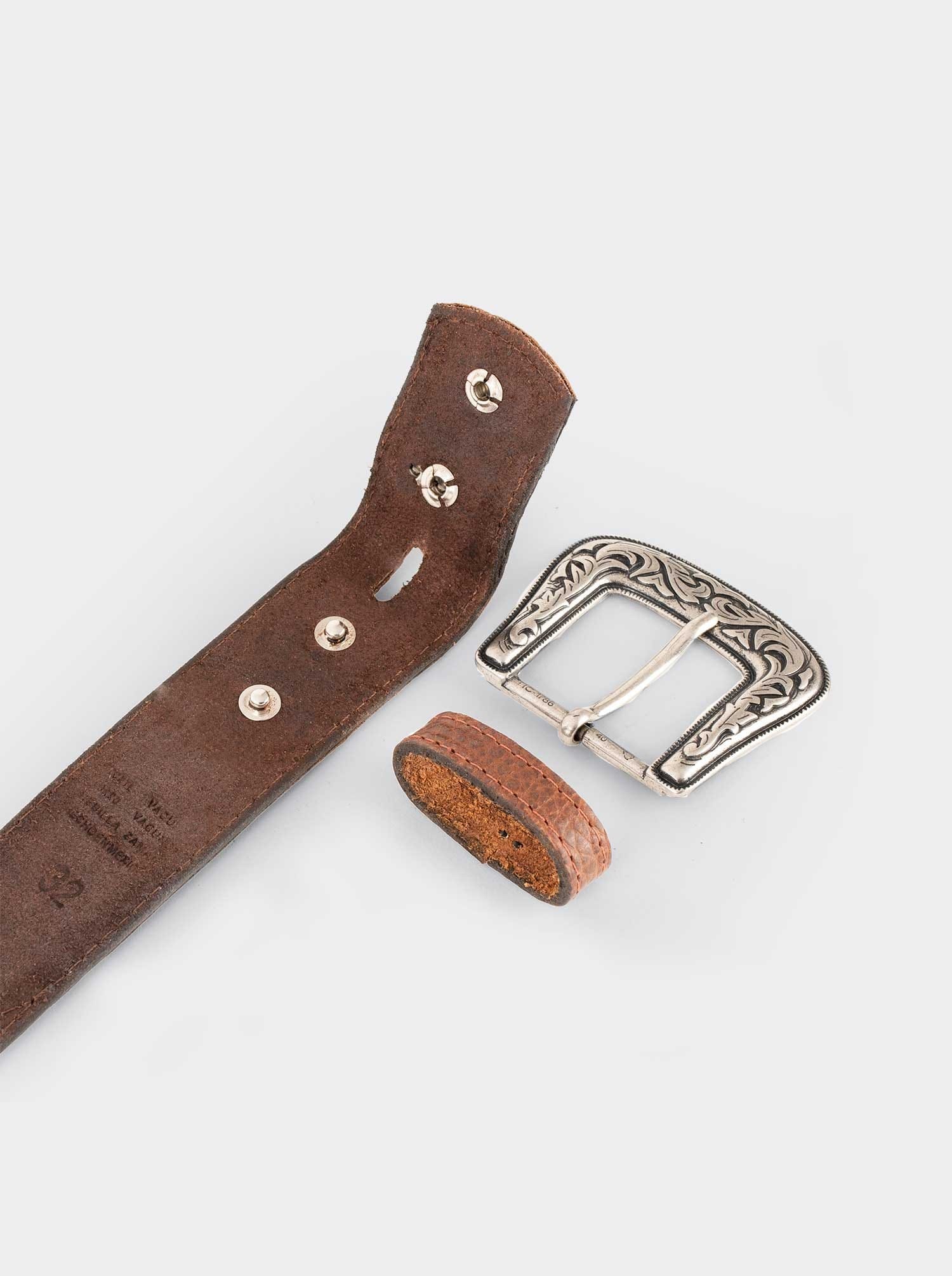 Cinturón Vaquero Bisonte Whiskey / Est. 13