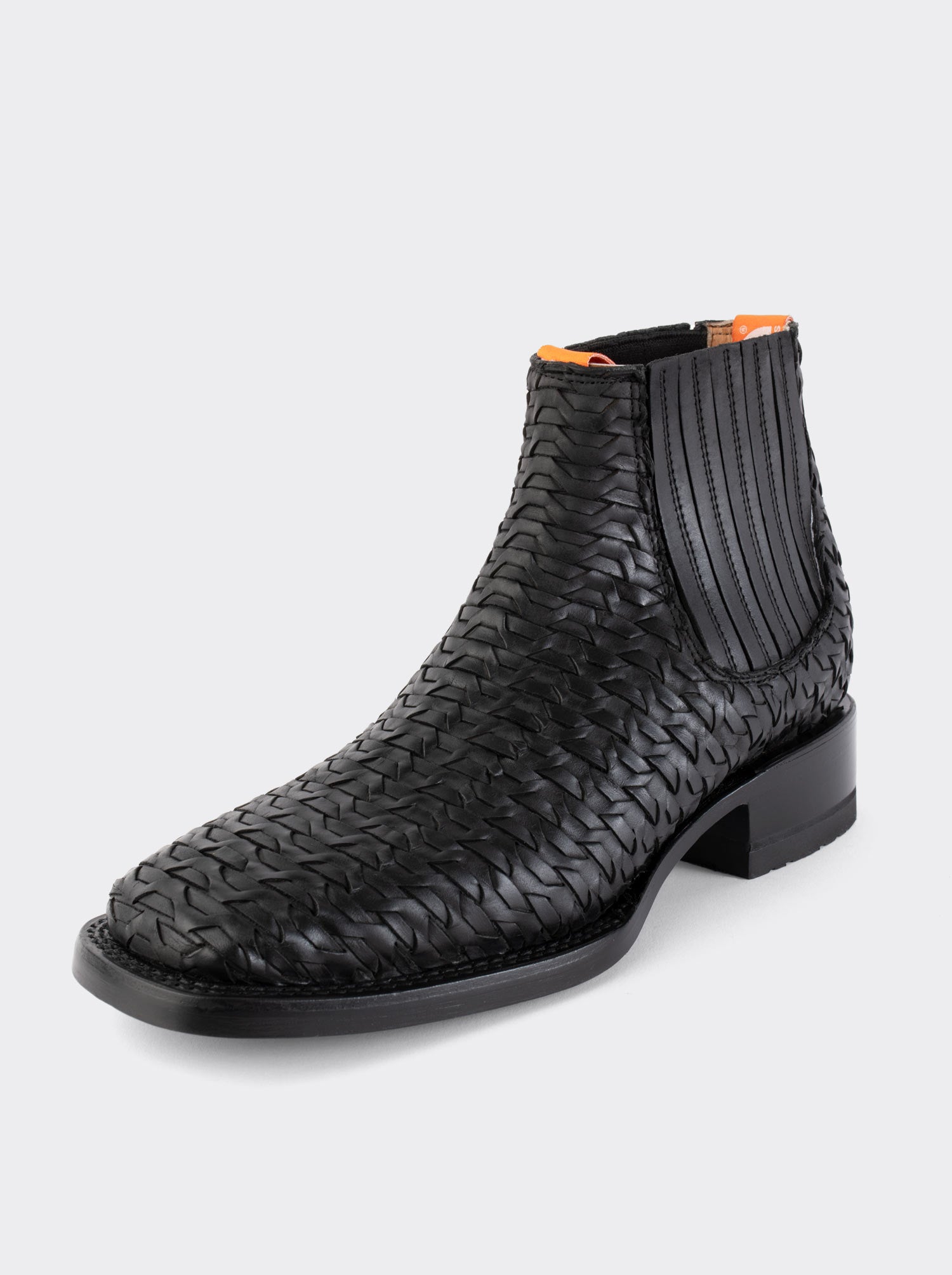 Men's Leather Rodeo Boot with Leather Sole Ocher Bull fight Color Style 3601