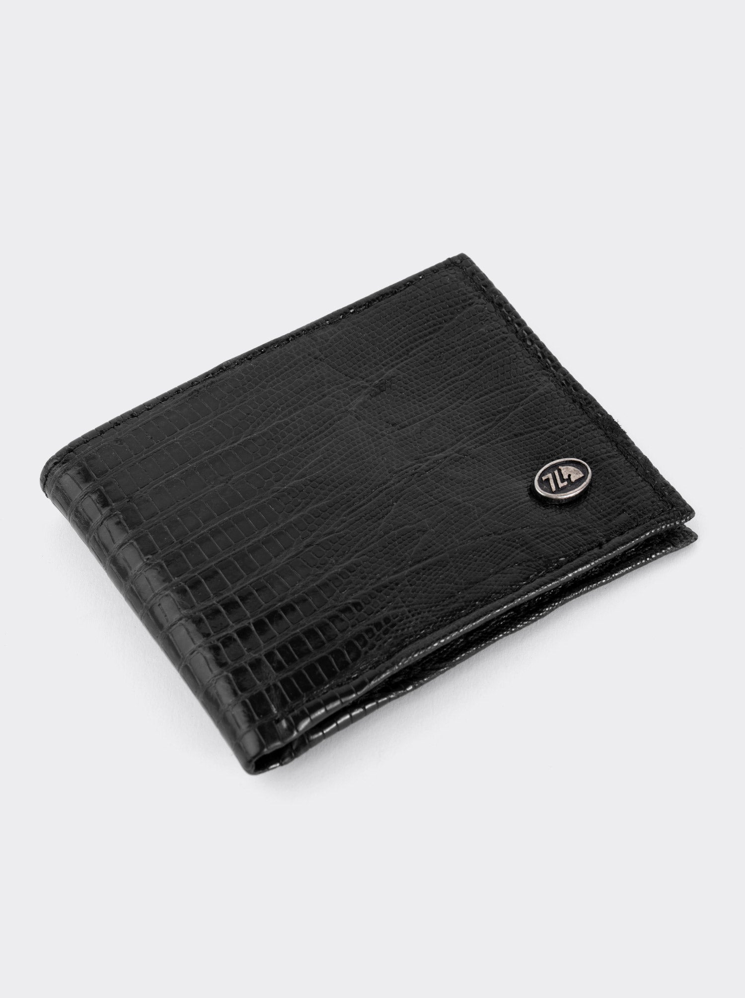 Cartera Legends de Piel Genuina de Lizard Negro
