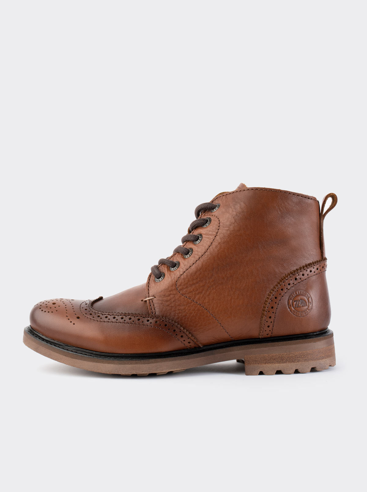 Wingtip Lace-Up Boot in Challenger Caoba Style 7001