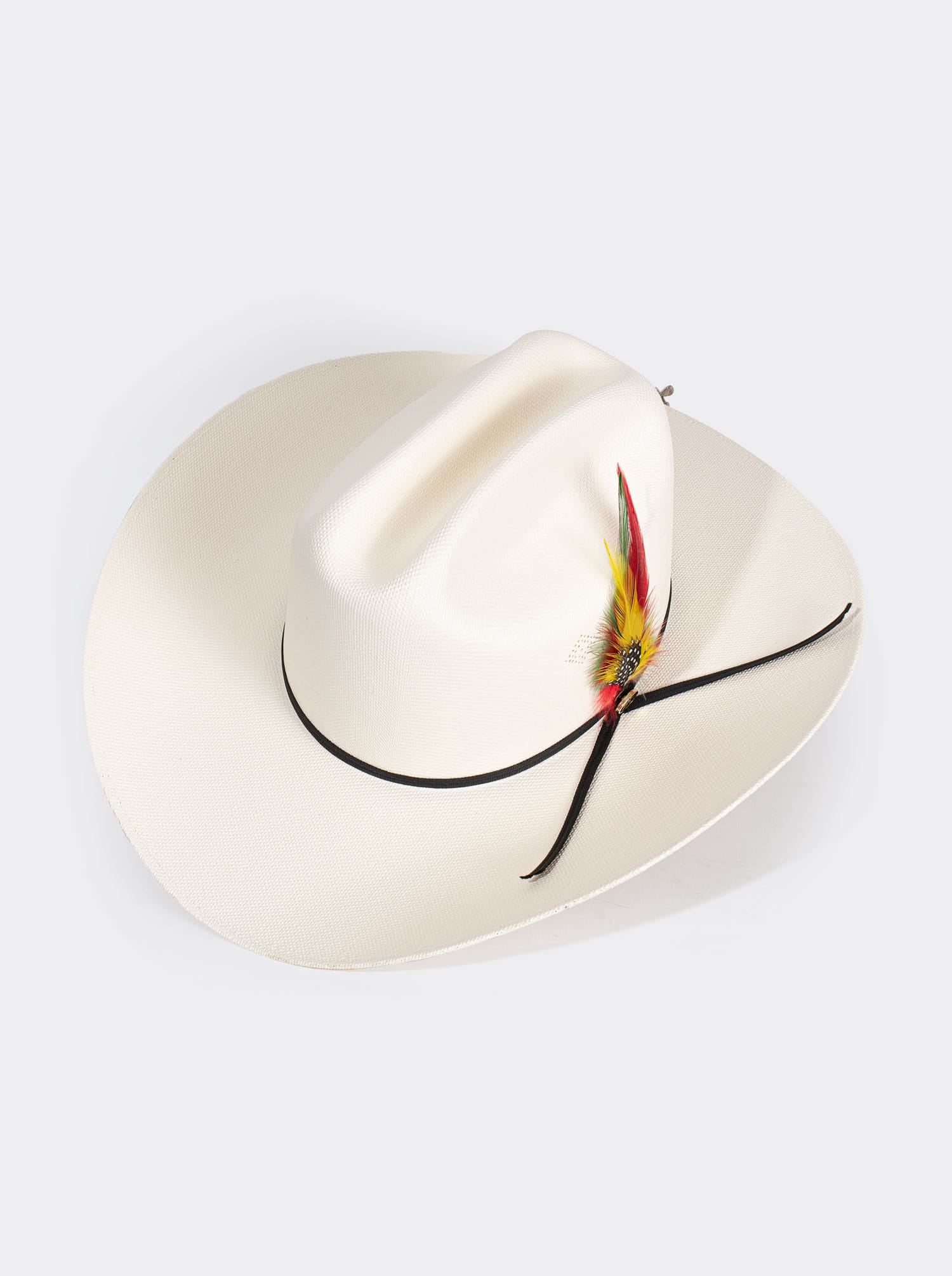 Sombrero Vaquero Unisex Estilo Silverado con Pluma Telar Master 1000X
