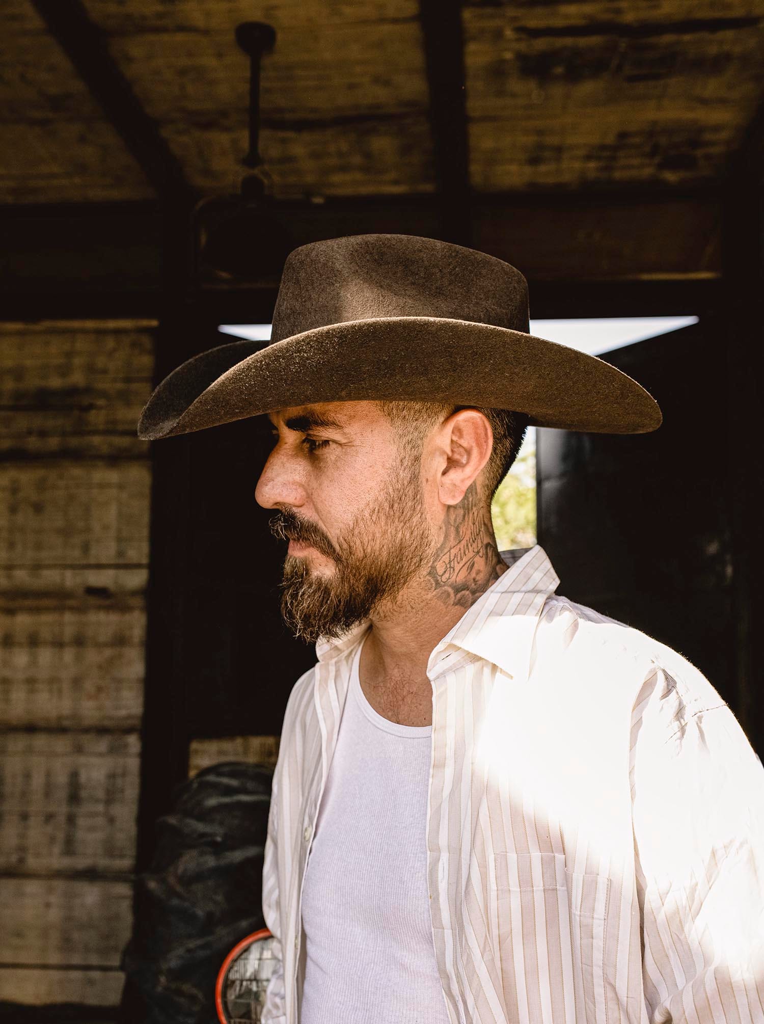 Sombrero Vaquero Unisex Estilo Texana 8 Segundos Lana Chocolate