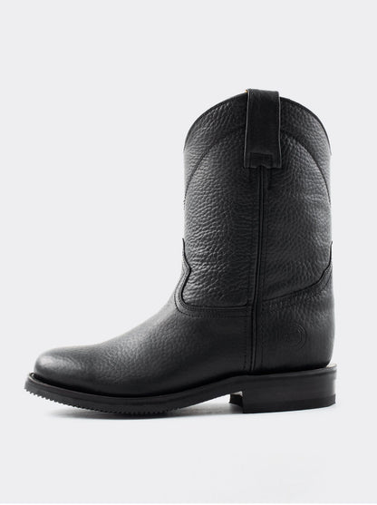 Bota Roper con Suela Antiderrapante Bull Fight Negro Estilo 1000