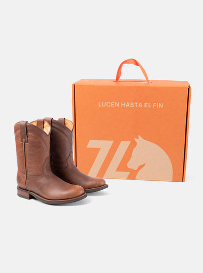 Bota Roper con Suela Antiderrapante Bull Fight Ocre Estilo 1000