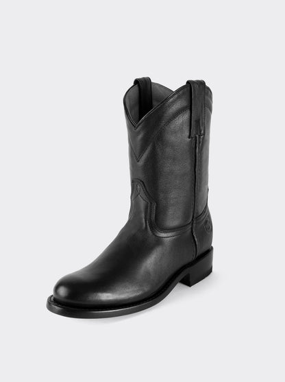 Bota Roper con Suela de Cuero Nessy Negro Estilo 1000