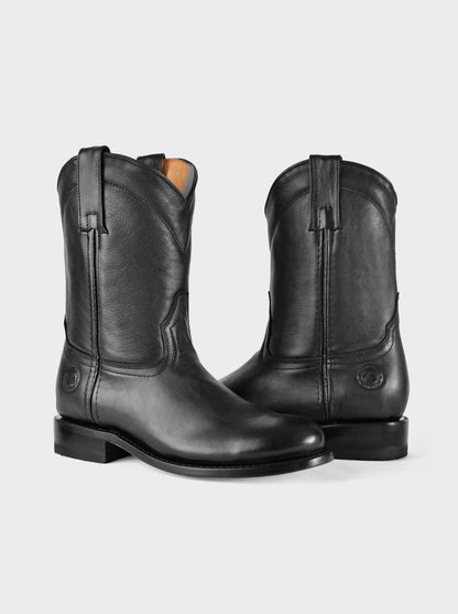 Bota Roper con Suela de Cuero Nessy Negro Estilo 1000