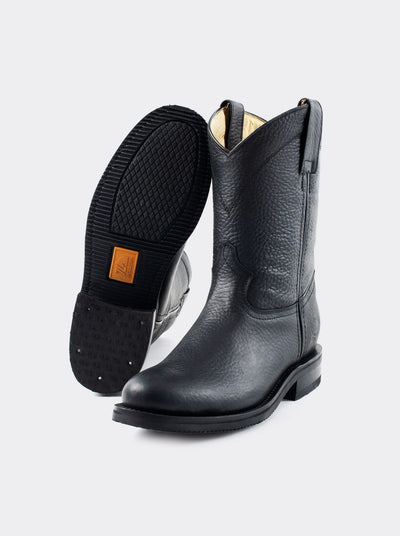 Bota Roper Siete Leguas Antiderrapante en piel Bull Fight Negro Est. 1000