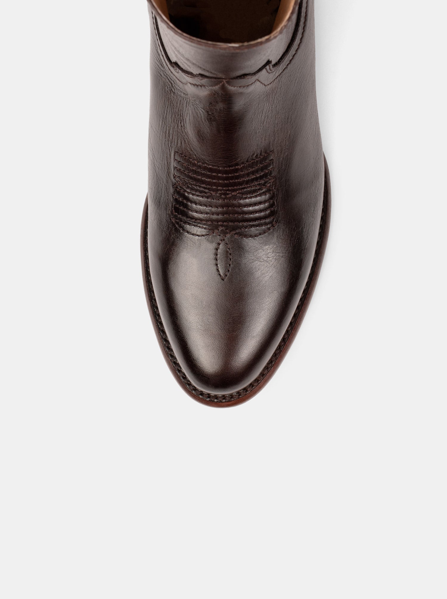 Botín Vaquero con Cierre Olmeca Café Estilo 11200