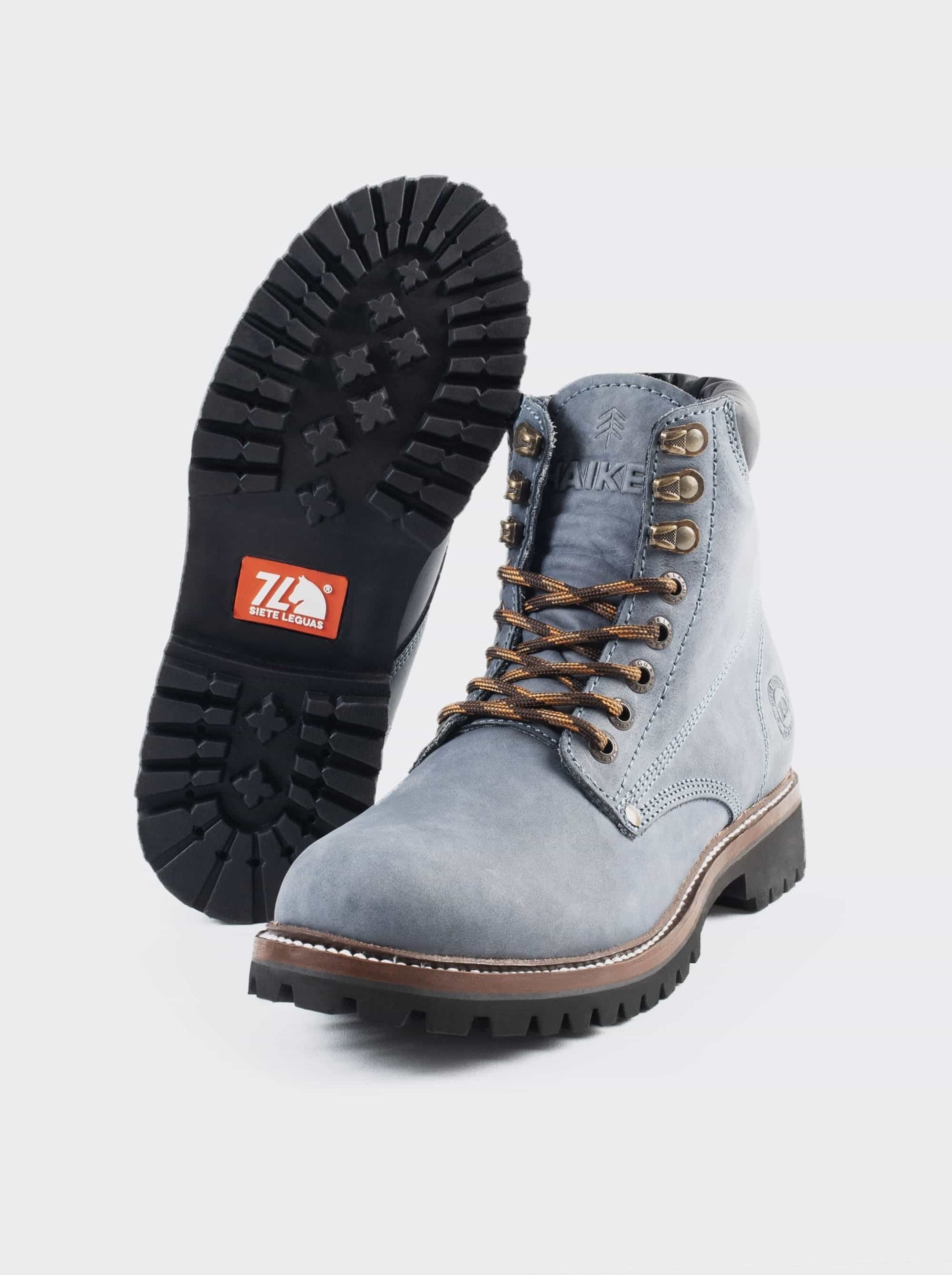 Bota Outdoor Siete Leguas para Uso Rudo Crazy Azul Est. 2413
