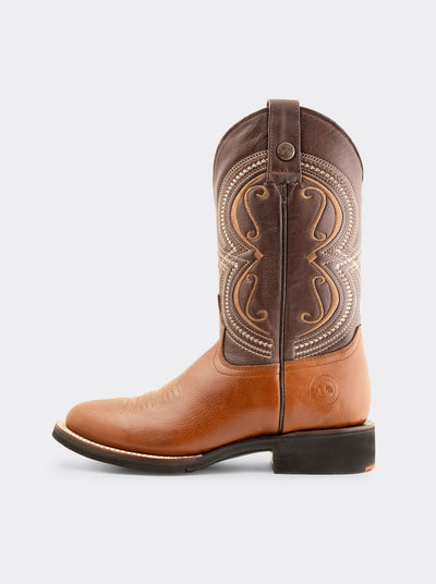 Rodeo Boot with Lightweight Sole for Work Challenger Mahogany 1546