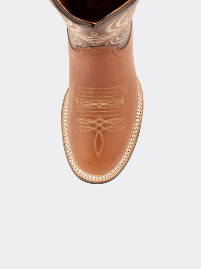 Rodeo Boot with Lightweight Sole for Work Challenger Mahogany 1546