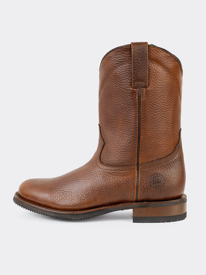 Zippered Roper Boot in Bull Fight Ocher Style 1677