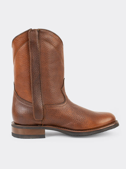 Zippered Roper Boot in Bull Fight Ocher Style 1677
