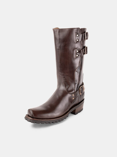 Biker Boot Track Sole Olmeca Brown Style 1805