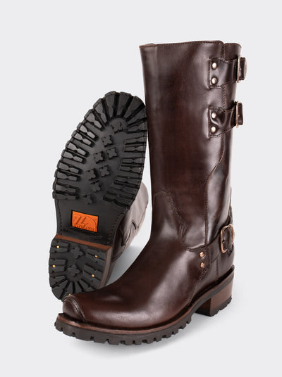 Biker Boot Track Sole Olmeca Brown Style 1805