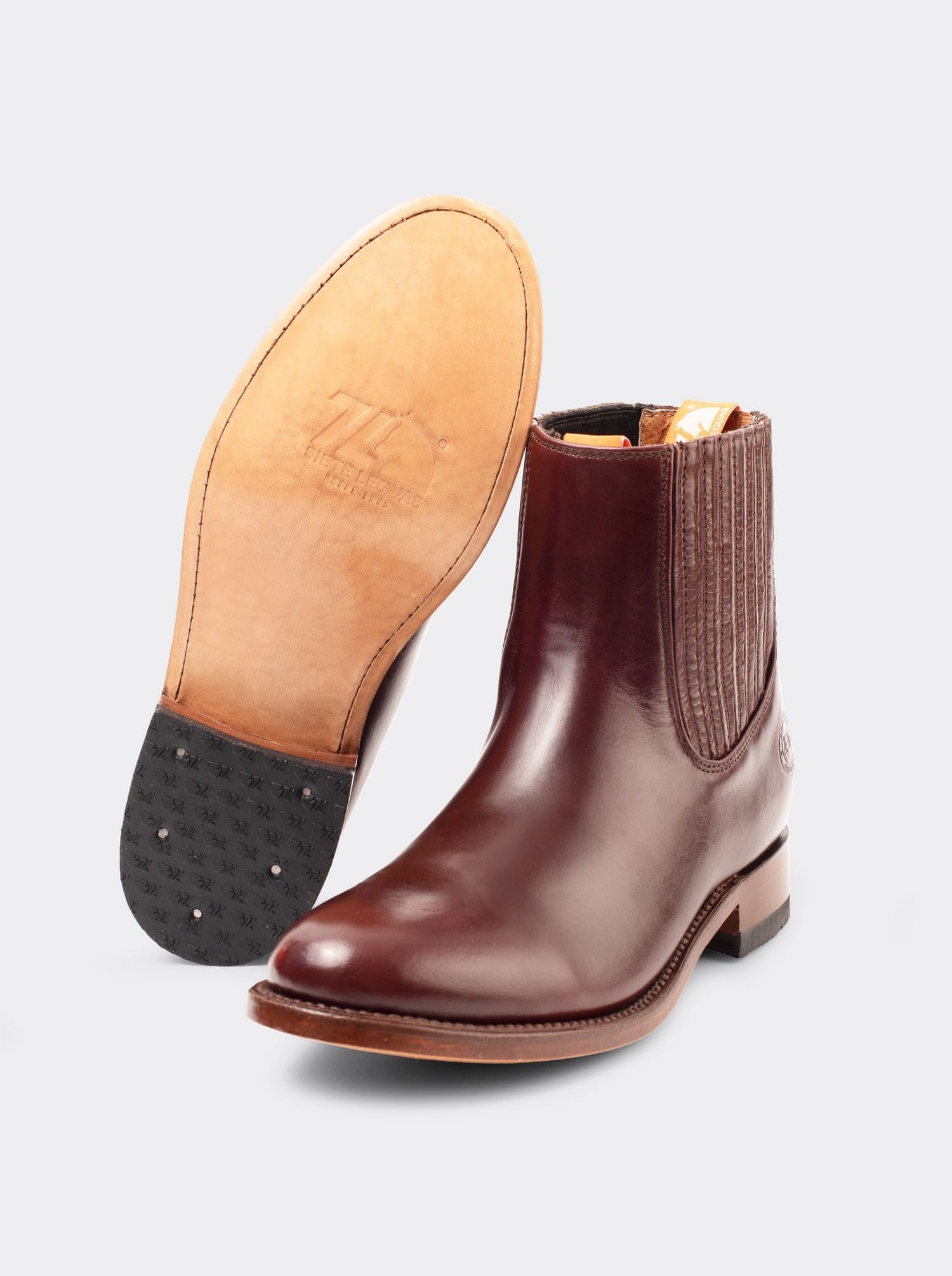 Botin Charro Siete Leguas Piel Pull Shedron Est. 6000