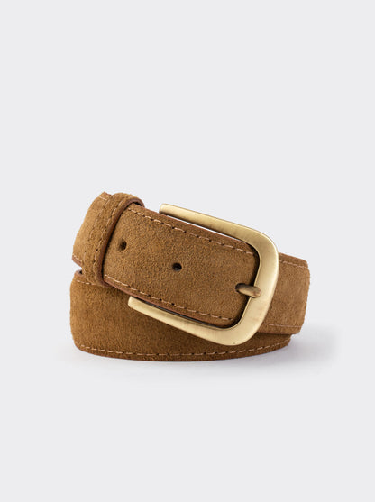 Thin Bull Fight Belt, Ochre, Style 12