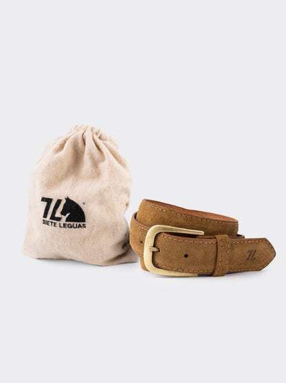 Thin Bull Fight Belt, Ochre, Style 12
