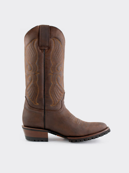 Bota Vaquera Siete Leguas para Trabajo Crazy Café Est. 1345