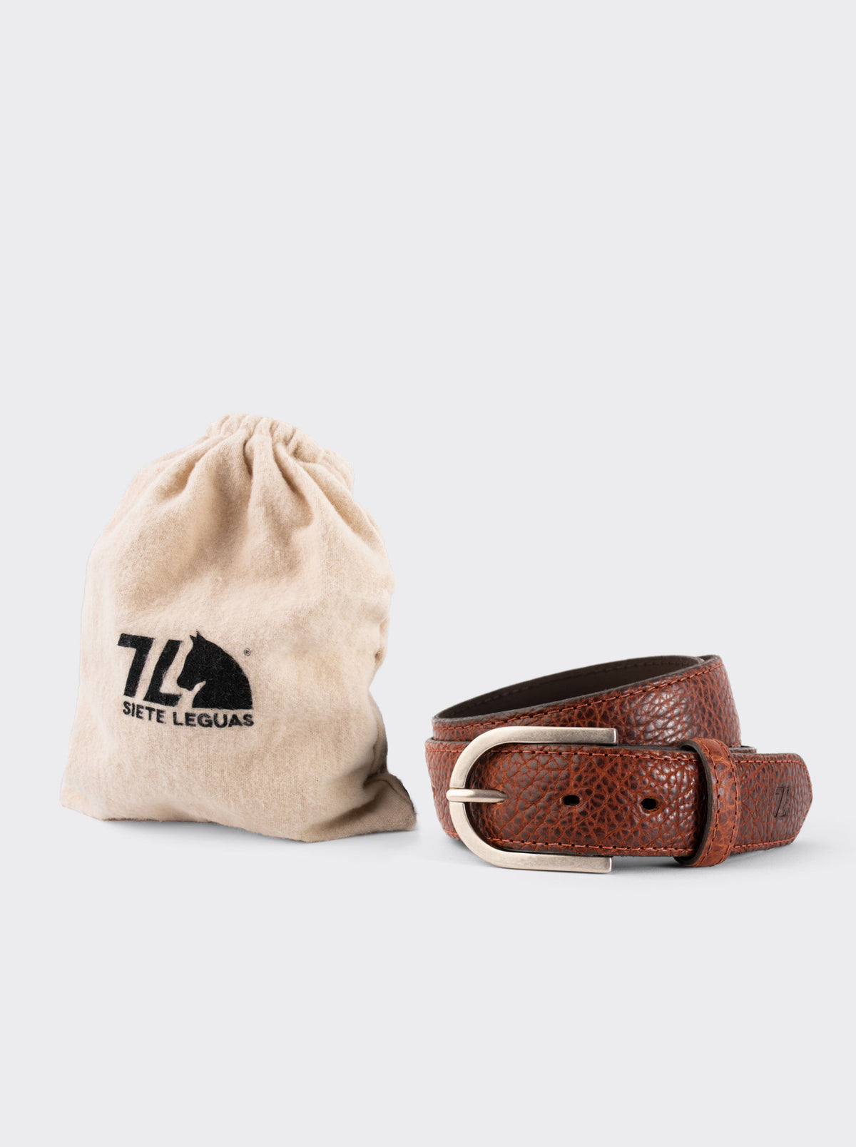 Thin Bull Fight Belt, Ochre, Style 12