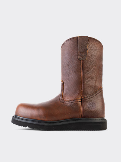 Bota Wellington de Trabajo Con Casco y Suela Ligera Bull Fight Ocre Estilo 2222