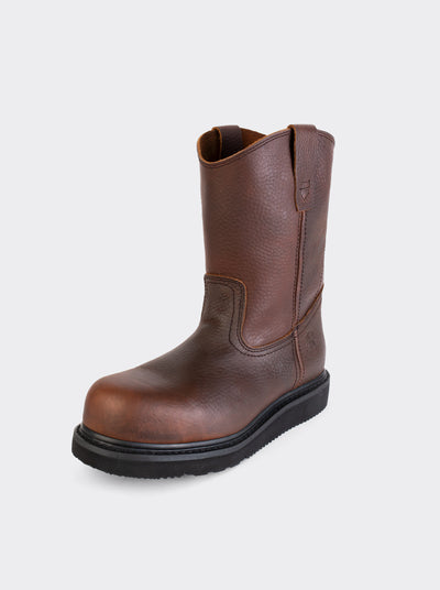 Bota Wellington de Trabajo Con Casco y Suela Ligera Bull Fight Ocre Estilo 2222