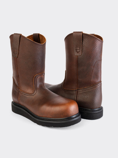 Bota Wellington de Trabajo Con Casco y Suela Ligera Bull Fight Ocre Estilo 2222