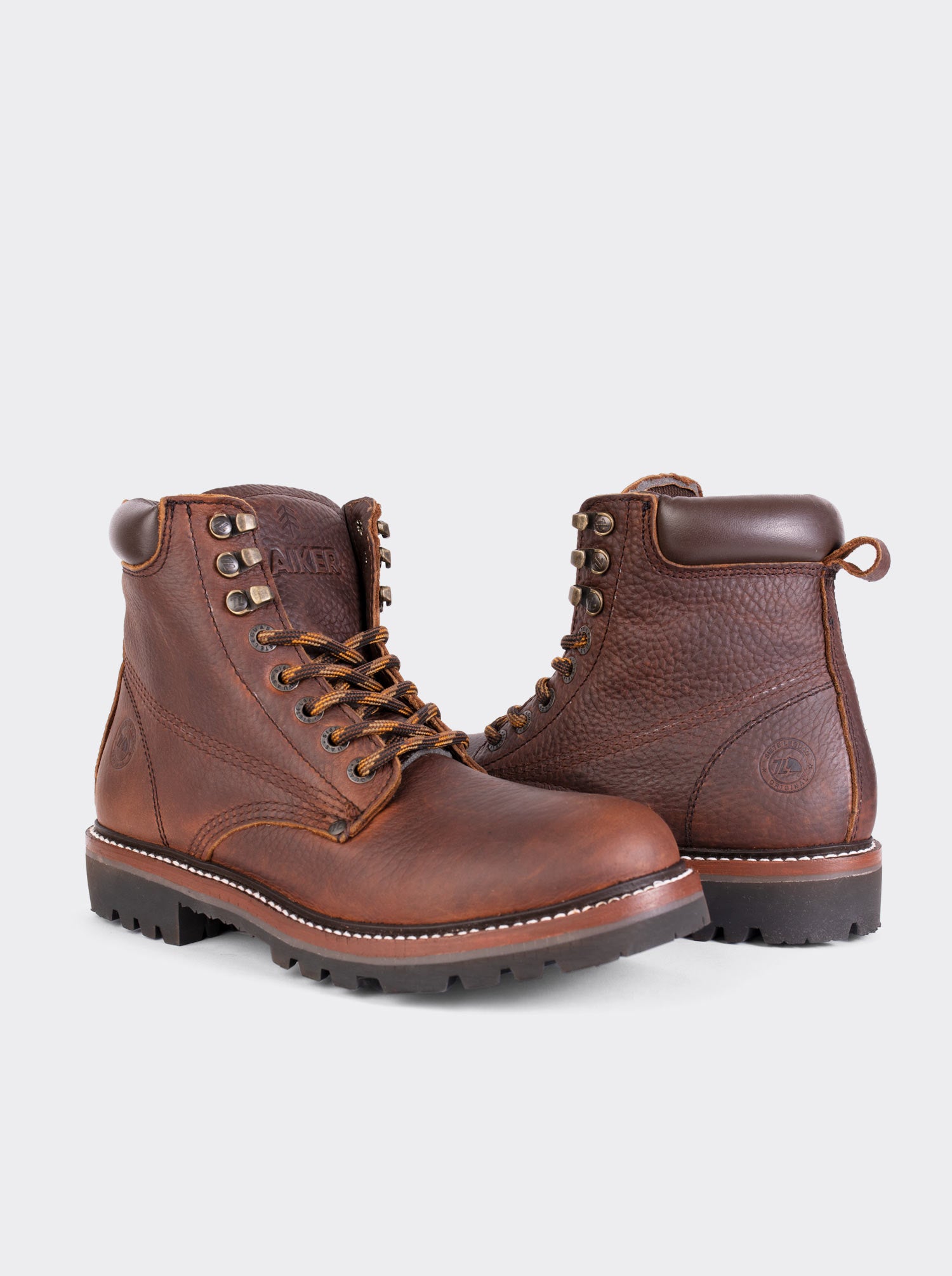 Bota Haiker Bull Fight Ocre con Suela Vibram Estilo 2413