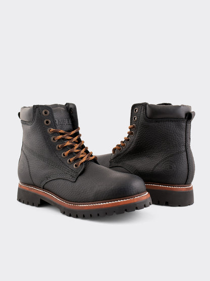 Men's Leather Lace Up Outdoor Boot in Ocher Bull Fight Color Style Haiker 2415