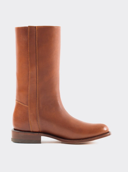 Bota Española con Cierre Siete Leguas Atanado Redish Est. 3063