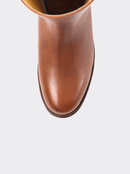 Bota Española con Cierre Siete Leguas Atanado Redish Est. 3063