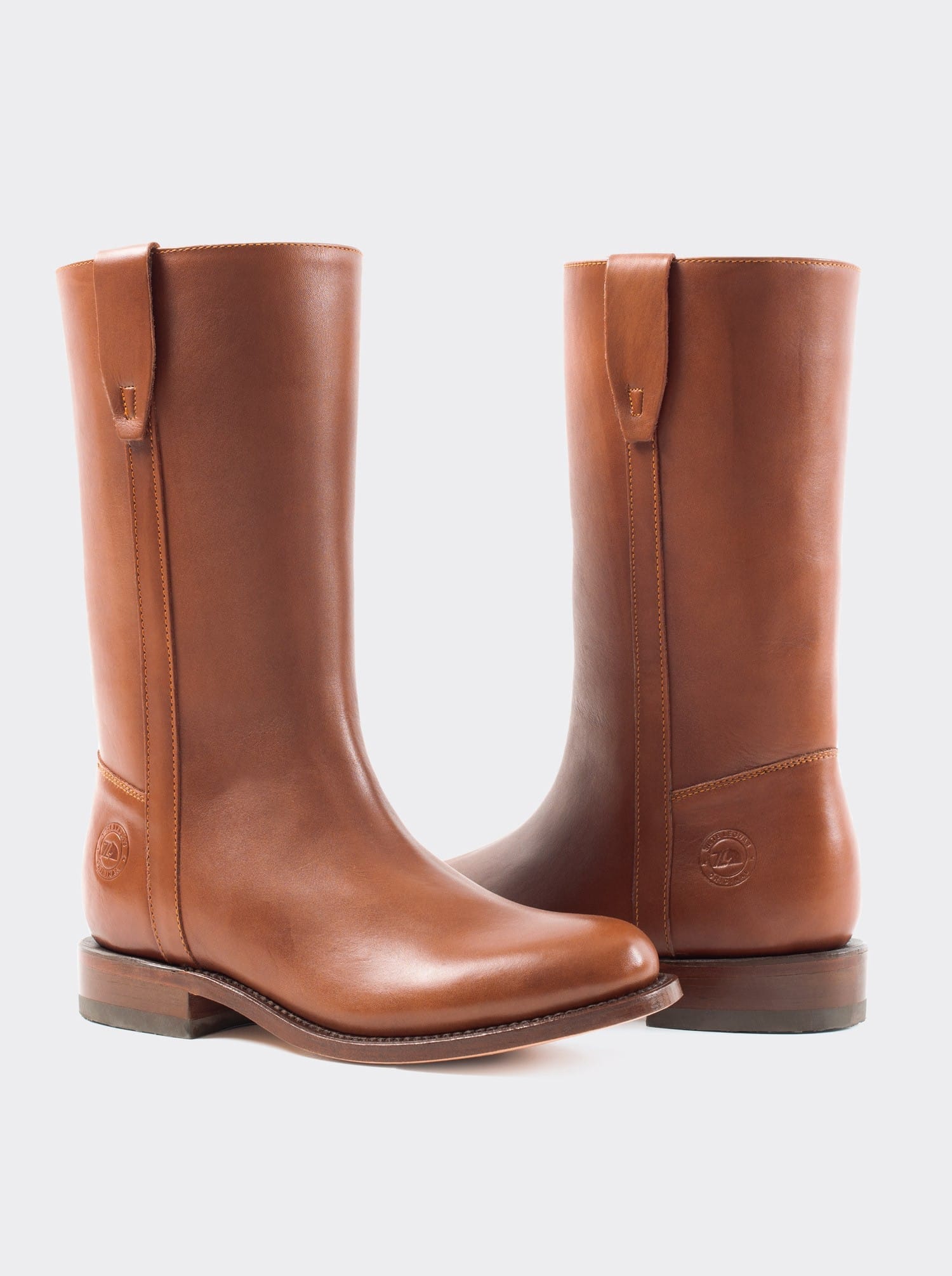 Bota Española con Cierre Siete Leguas Atanado Redish Est. 3063