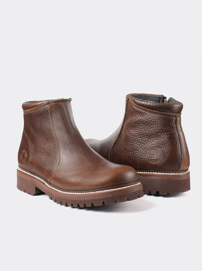 Comfort Boot with Side Zipper Bull Fight Ochre Style 2466