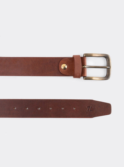 Classic Belt in Ocher Saddle Leather Style 10