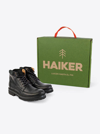 Men's Haiker Dress Moc Toe Leather Boot with Extra Light  Sole Olmeca Brown Style 2705
