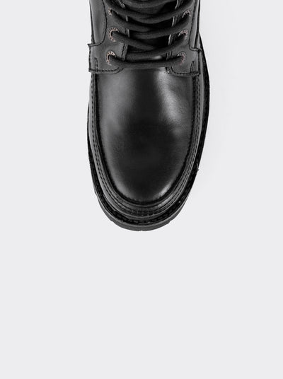 Men's Haiker Dress Moc Toe Leather Boot with Extra Light  Sole Olmeca Brown Style 2705