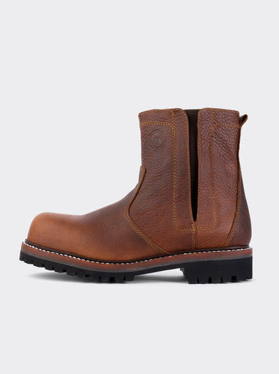 Bota de Trabajo con Casco y con Elástico Bull Fight Ocre Estilo 2727