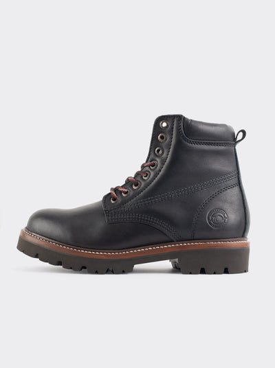 Haiker Men's Leather Lace Up Extra Lightweight Boot Montana Black Style 2415