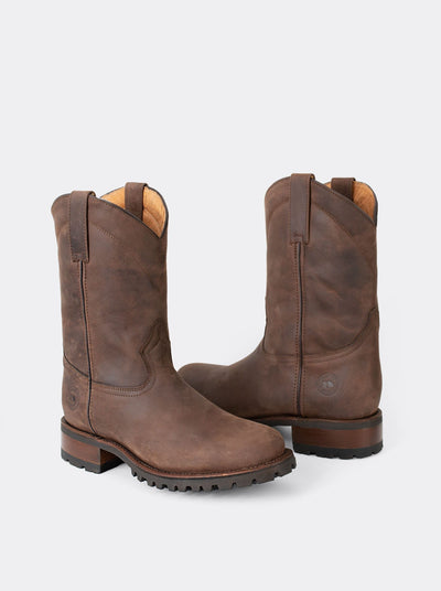 Bota Roper Siete Leguas Track en piel Crazy Café Est. 1000